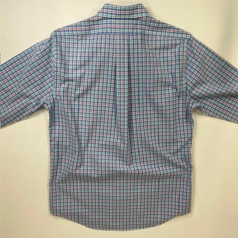 Vineyard Vines Slim Fit Tucker‎ Shirt Plaid Button Down Long Sleeve M